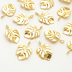 2個入り]モンステラ ミニリーフチャーム、トロピカル葉っぱチャーム  