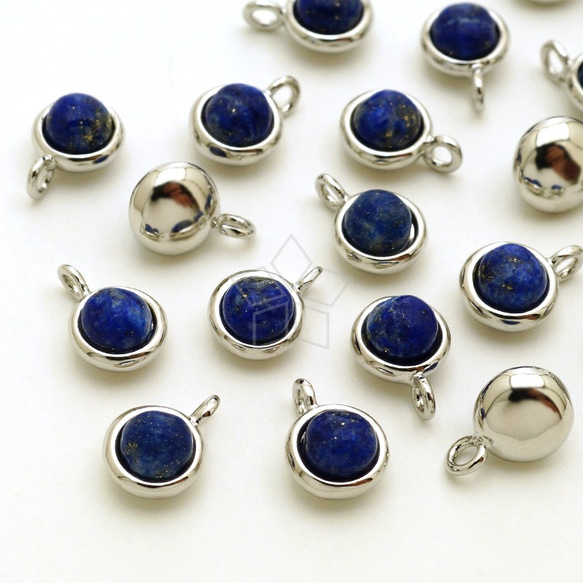 2個入り】天然石！ラピス・ラズリLapis Lazuli 4mmラウンド一粒