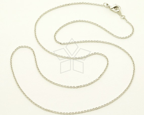シルバー チェーンネックレス カニカン式 チェーンネックレス 幅2mm ステンレス silver シルバー 銀色