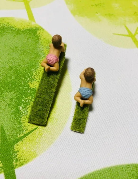 赤ちゃん芝生クリップ【大小セット】 2枚目の画像