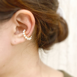 【JORIE】PEARL ear cuff 2枚目の画像