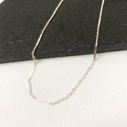 【JORIE】PLATE CHAIN silver925 necklace　刻印あり 1枚目の画像