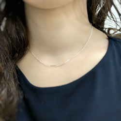 【JORIE】PLATE CHAIN silver925 necklace　刻印あり 3枚目の画像