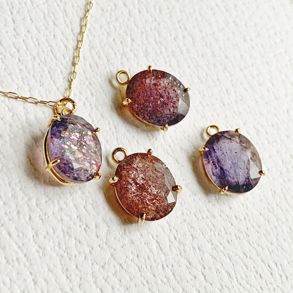 【JORIE】結婚へ導く。BLOODSHOT IOLITE  necklace 3枚目の画像