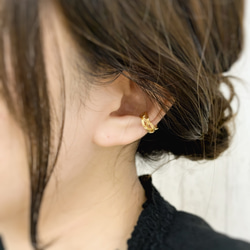 【JORIE】ALAN KNIT Ear cuff 2枚目の画像