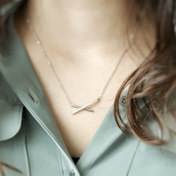 【JORIE】CROSSING silver925 necklace 1枚目の画像