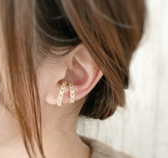 【JORIE】 ADAM Ear cuff （リングにも対応） 2枚目の画像