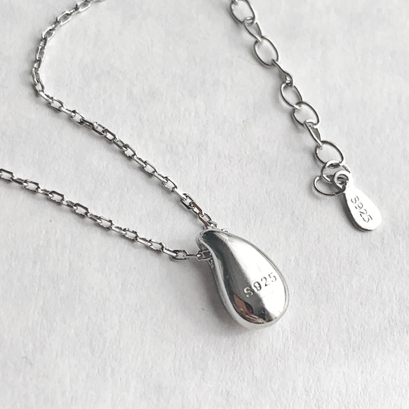 【特集掲載！】TEAR silver925 necklace 4枚目の画像