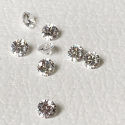 【JORIE】ZIRCONIA earrings（4mm/4爪）刻印あり 4枚目の画像