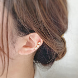 【JORIE】FLOWER GARDEN Ear cuff 3枚目の画像