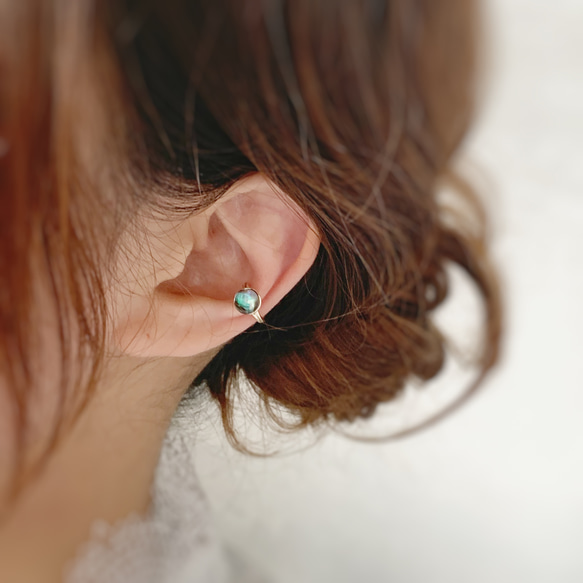 【JORIE】世界にただ一つ　アバロンシェル　Ear cuff 5枚目の画像