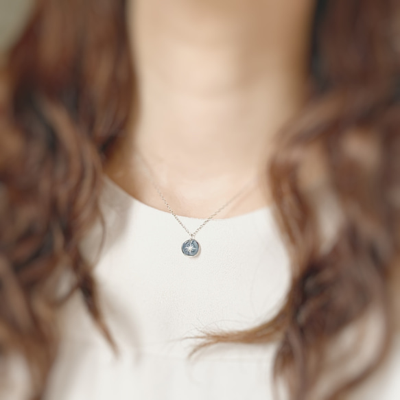 【JORIE】STAR MEDAL silver925 necklace 5枚目の画像