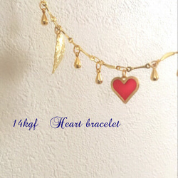 14kgf  Heart bracelet 2枚目の画像