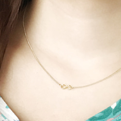 【14KGF】infinity necklace 3枚目の画像