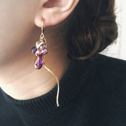 yummy！ grape earring 3枚目の画像