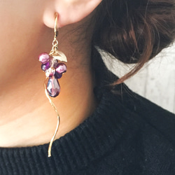 yummy！ grape earring 2枚目の画像