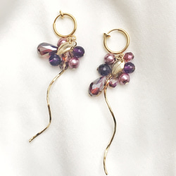 yummy！ grape earring 4枚目の画像