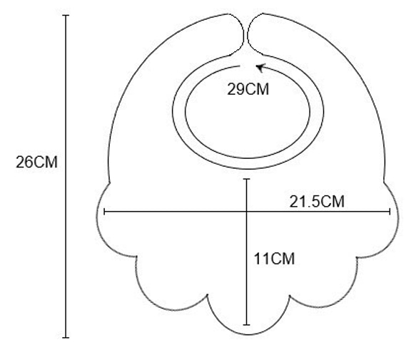 小清新 圍兜兜 現貨【捲毛花三號】口水巾、彌月禮盒、二重紗、圍兜 第6張的照片
