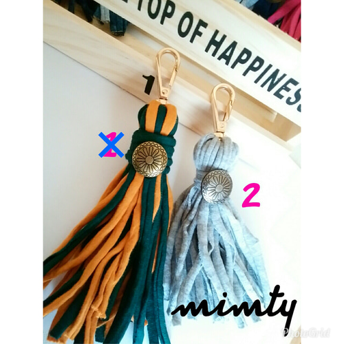 ☆Tシャツヤーン☆ズパゲッティ☆タッセル☆コンチョ付♡ その他