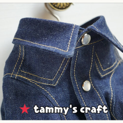 犬服　アメリカンデニム　オーダー見本 1_22447f4b2827a7cf26953973c60d