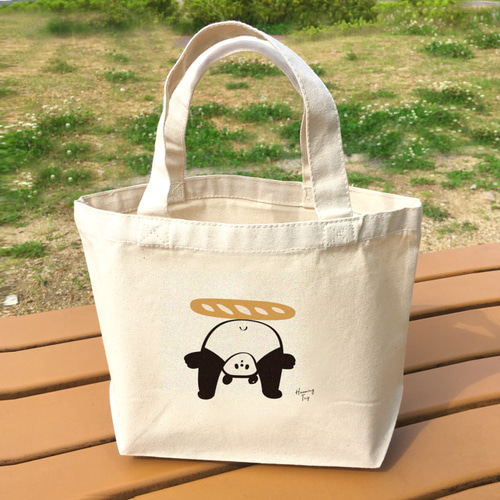 パンダ 刺繍 バッグ ミニトートバッグ トートバッグ グッズ