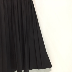 綿100サロペットプリーツスカート 4枚目の画像