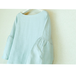 リネン100％トップス【受注製作】色、サイズ有り 4枚目の画像