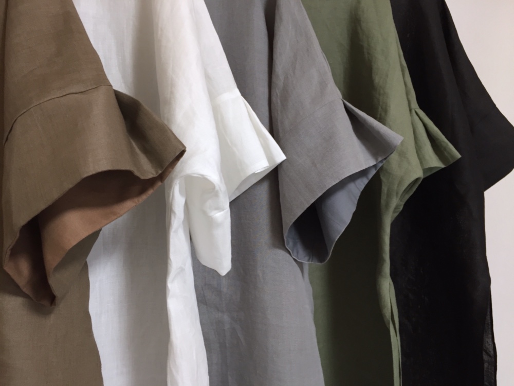 ハンドメイド　作家様　リネンワンピース wafu 】linen clothing の リネンワンピース の ご紹介 【 wafu