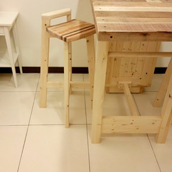 【身桕做木】中島  餐桌 吧檯 高腳椅 第6張的照片