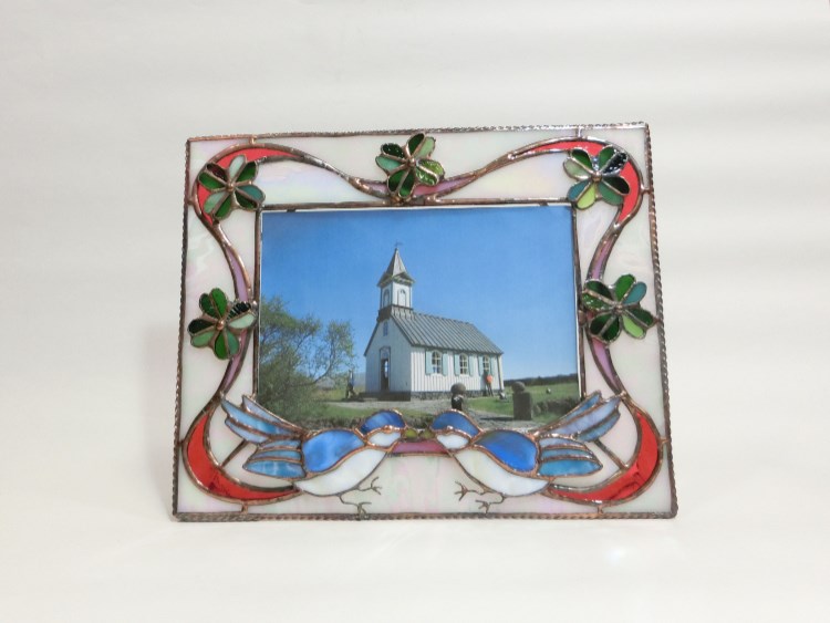 小鳥の写真たて