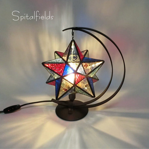 星のランプ(マルチカラー） スタンドライト・テーブルランプ