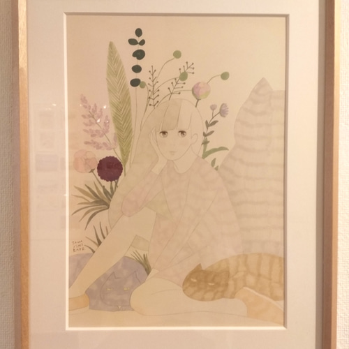 原画「背中の温度」 絵画 TAMAISHI KAYO 通販｜Creema(クリーマ) 7726179