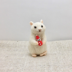 ネズミのクリスマス(サンタ) 1枚目の画像