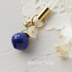 再販可能♪ミモザの眠り猫イヤホンジャック(ストラップに変更可 再販