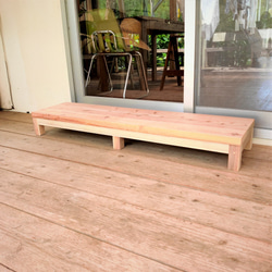 踏み台 120cm 無垢 ナチュラルスタイル ベーススタイル 6本脚