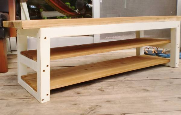 テレビ台　ローテーブル　ローボード　サイドテーブル　ベンチ 1枚目の画像