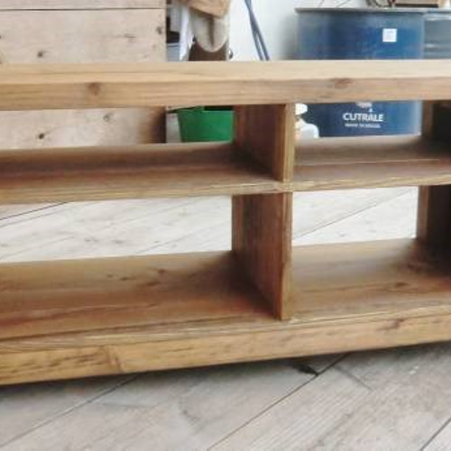 ◇アンティーク風 テレビ台 本棚 サイドボード 本棚・絵本棚・マガジン