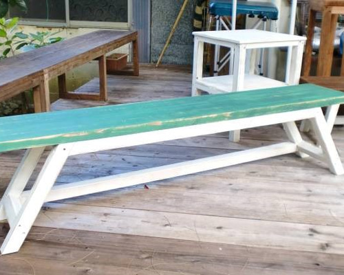 ハンドメイド　テーブル　ベンチ　テレビボード ◇◇テレビ台 パソコン台 ベンチ ローテーブル テレビ台・テレビボード