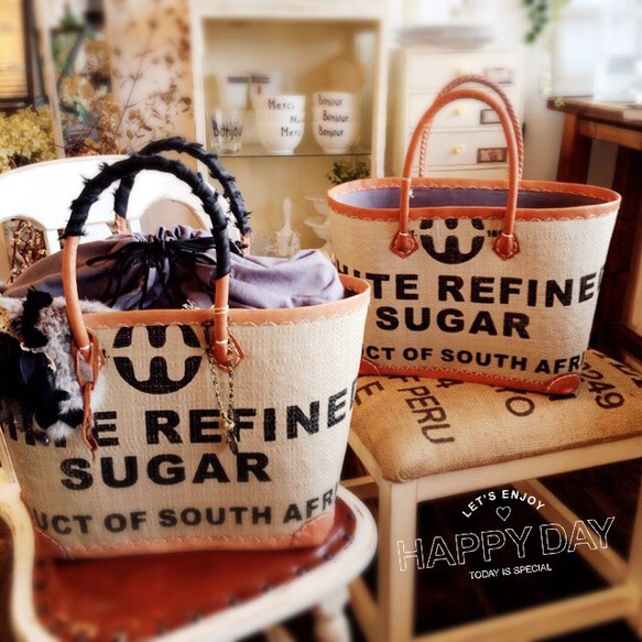 ラビットファー&ロゴのバスケット かごバッグ charm* 通販｜Creema  