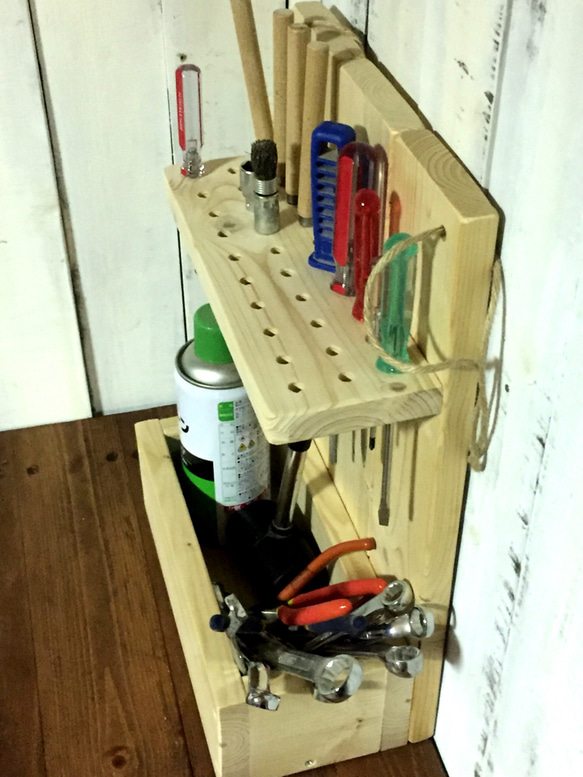 工具箱 ツールホルダー ワークボックス アメリカン木工 30ピース 2枚目の画像