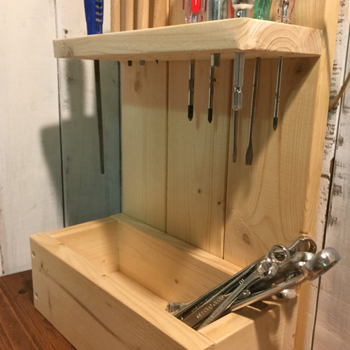 工具箱 ツールホルダー ワークボックス アメリカン木工 30ピース 棚
