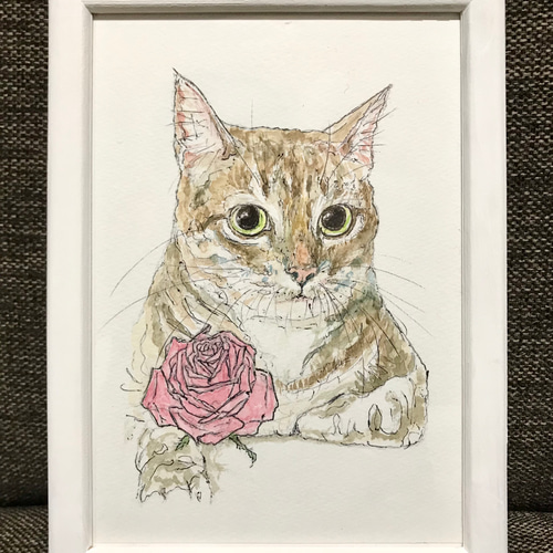 猫と薔薇 絵画 mitsuyo 通販 10636317|Creema(クリーマ) 猫と薔薇 絵画 mitsuyo 通販 10636317|Creema(クリーマ)