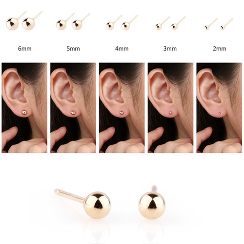 単体】K14 シマミネ ピアス ゴールド