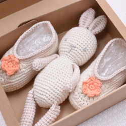 受注 出産祝い あみぐるみ ベビー用品 編み物 おもちゃ・人形 ひつじの
