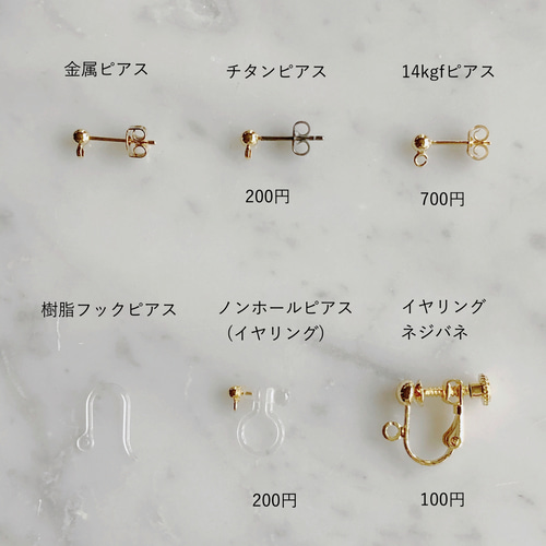 アマゾナイト＆モスアゲート エキゾチック ピアス/イヤリング