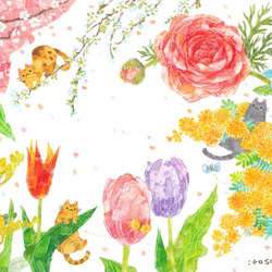 はじけてgoldfish 金魚 水槽 アクアリウム アクリル画 アクリル絵の具