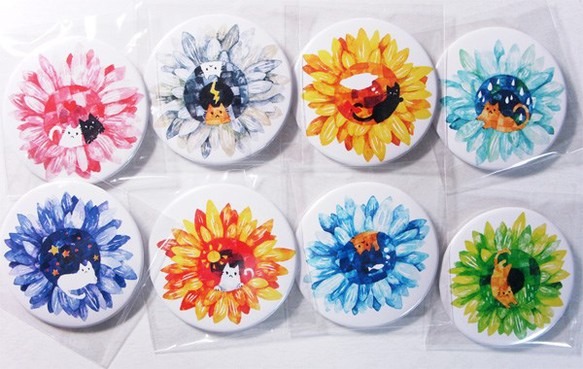 76mm】にゃんこ缶バッジ2個セット その他雑貨 伊藤彩恵子 通販