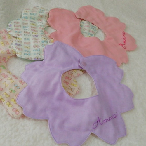 ハンドメイドスタイ　オーダースタイ　さくら様 さくらスタイ 桜スタイ 花スタイ 花びらスタイ