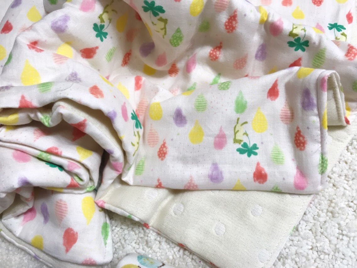 70×100㌢【1点限定作品】ふわふわ8重ガーゼブランケット
