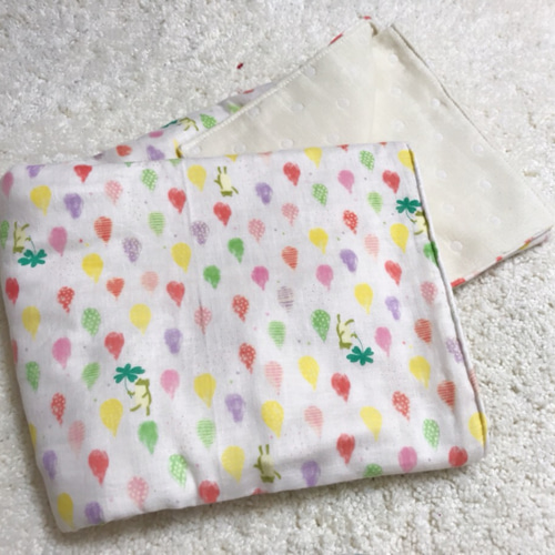 70×100㌢【1点限定作品】ふわふわ8重ガーゼブランケット